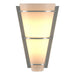Hubbardton Forge - One Light Wall Sconce - Half Cone - Vintage Platinum- Union Lighting Luminaires Decor