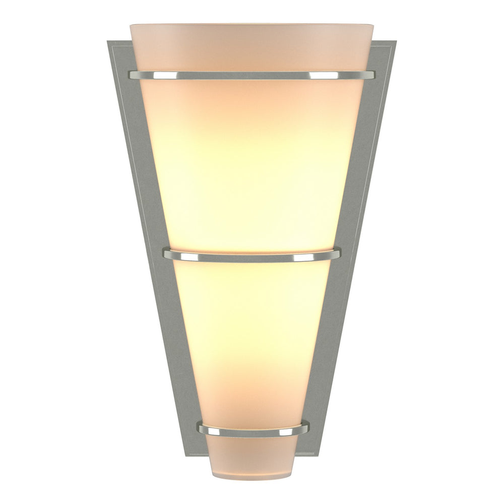Hubbardton Forge - One Light Wall Sconce - Half Cone - Sterling- Union Lighting Luminaires Decor