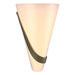 Hubbardton Forge - Two Light Wall Sconce - Half Cone - Soft Gold- Union Lighting Luminaires Decor