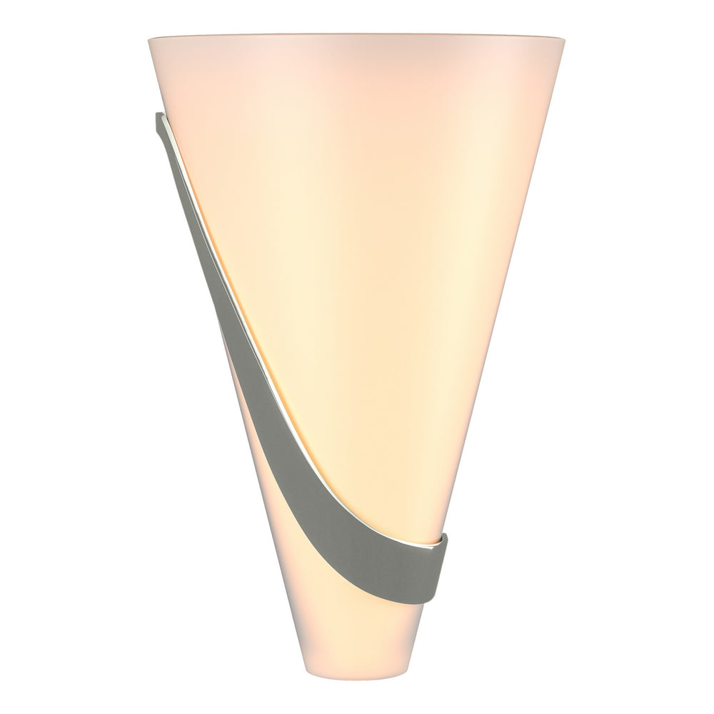 Hubbardton Forge - Two Light Wall Sconce - Half Cone - Sterling- Union Lighting Luminaires Decor