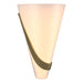 Hubbardton Forge - Two Light Wall Sconce - Half Cone - Modern Brass- Union Lighting Luminaires Decor