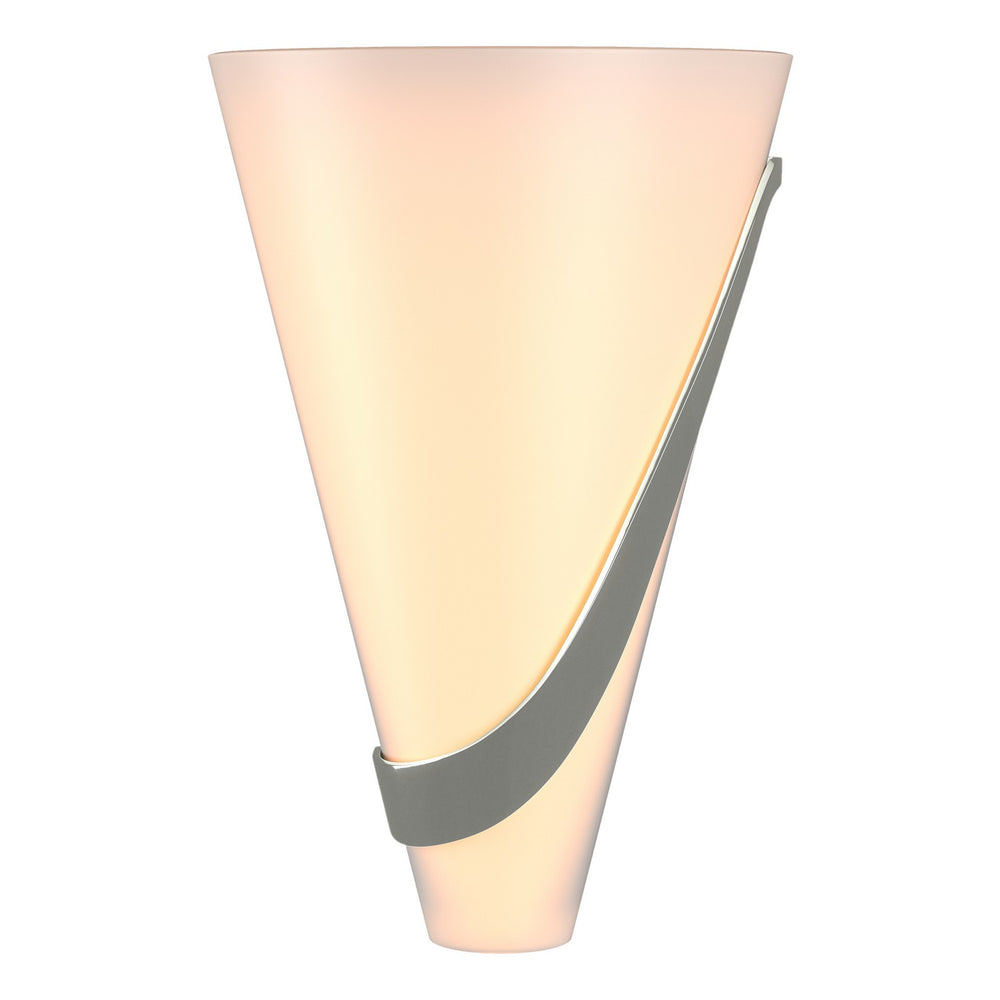 Hubbardton Forge - Two Light Wall Sconce - Half Cone - Sterling- Union Lighting Luminaires Decor