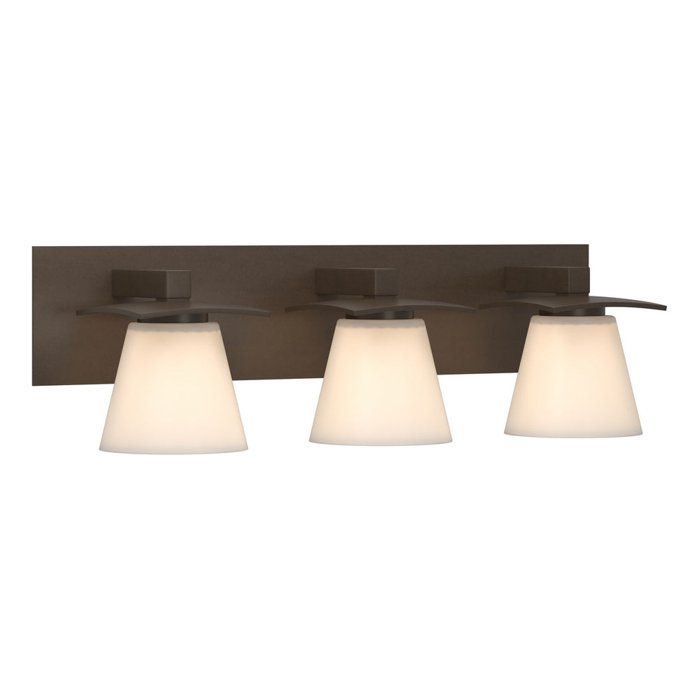 Hubbardton Forge - Three Light Wall Sconce - Wren - Bronze- Union Lighting Luminaires Decor