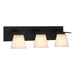 Hubbardton Forge - Three Light Wall Sconce - Wren - Black- Union Lighting Luminaires Decor