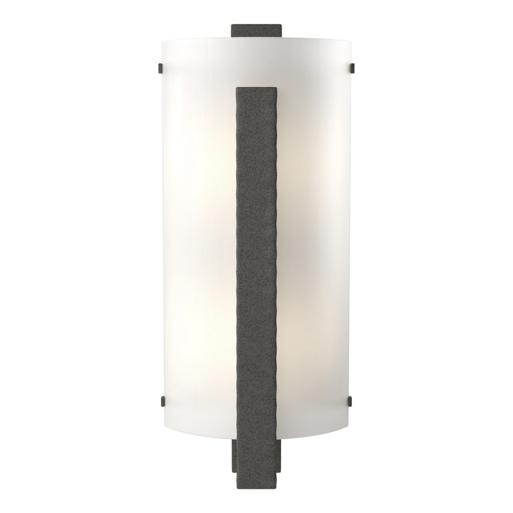 Hubbardton Forge - Two Light Wall Sconce - Vertical Bar - Natural Iron- Union Lighting Luminaires Decor
