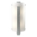 Hubbardton Forge - Two Light Wall Sconce - Vertical Bar - Vintage Platinum- Union Lighting Luminaires Decor