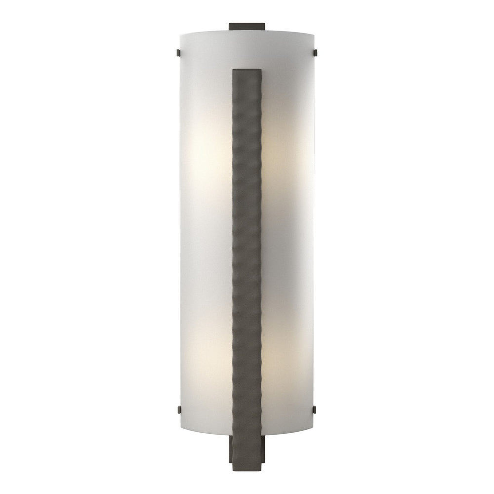 Hubbardton Forge - Two Light Wall Sconce - Vertical Bar - Dark Smoke- Union Lighting Luminaires Decor