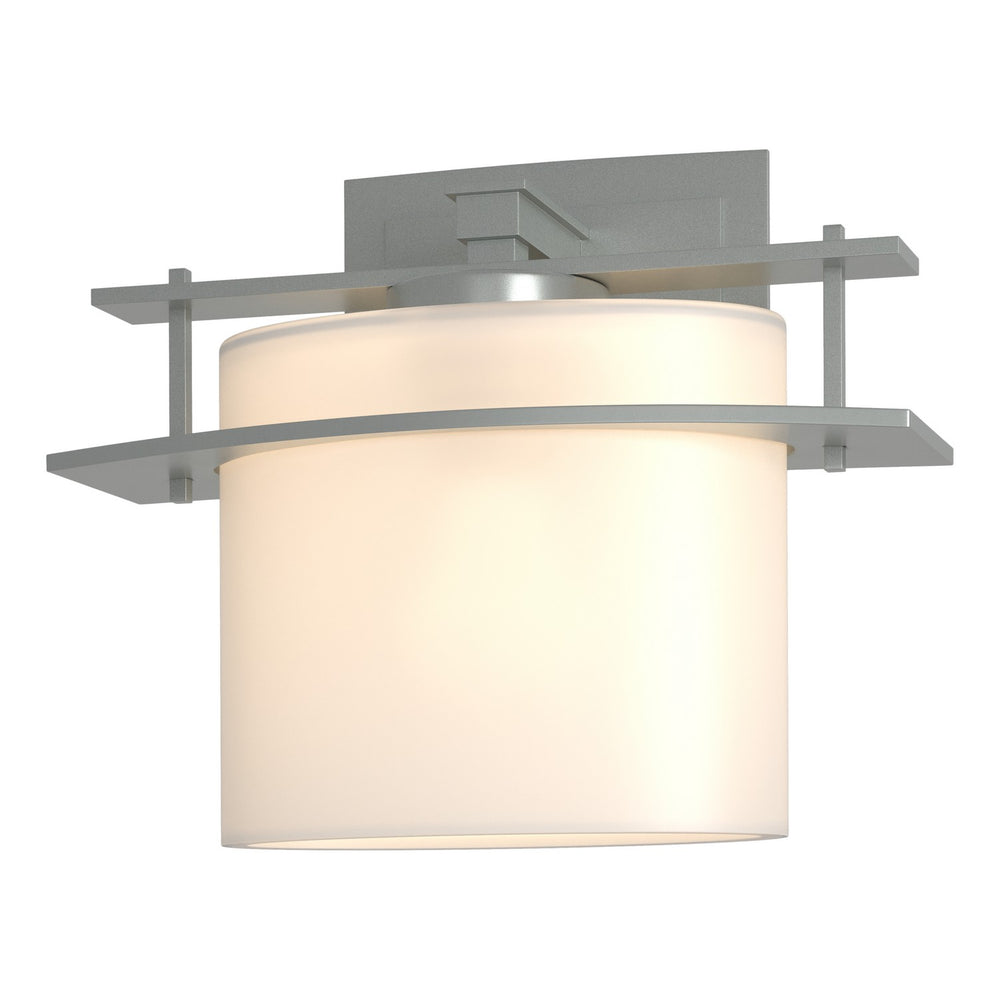 Hubbardton Forge - One Light Wall Sconce - Ellipse - Vintage Platinum- Union Lighting Luminaires Decor