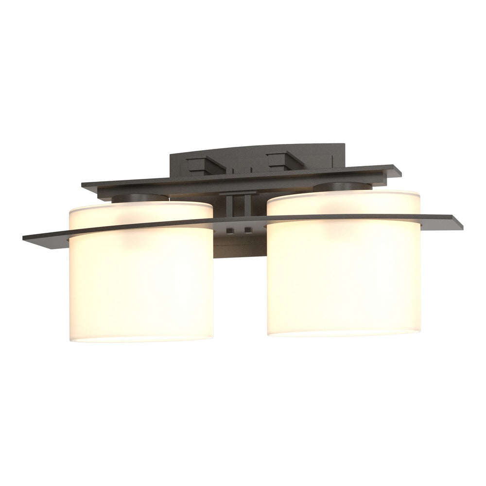 Hubbardton Forge - Two Light Wall Sconce - Ellipse - Dark Smoke- Union Lighting Luminaires Decor