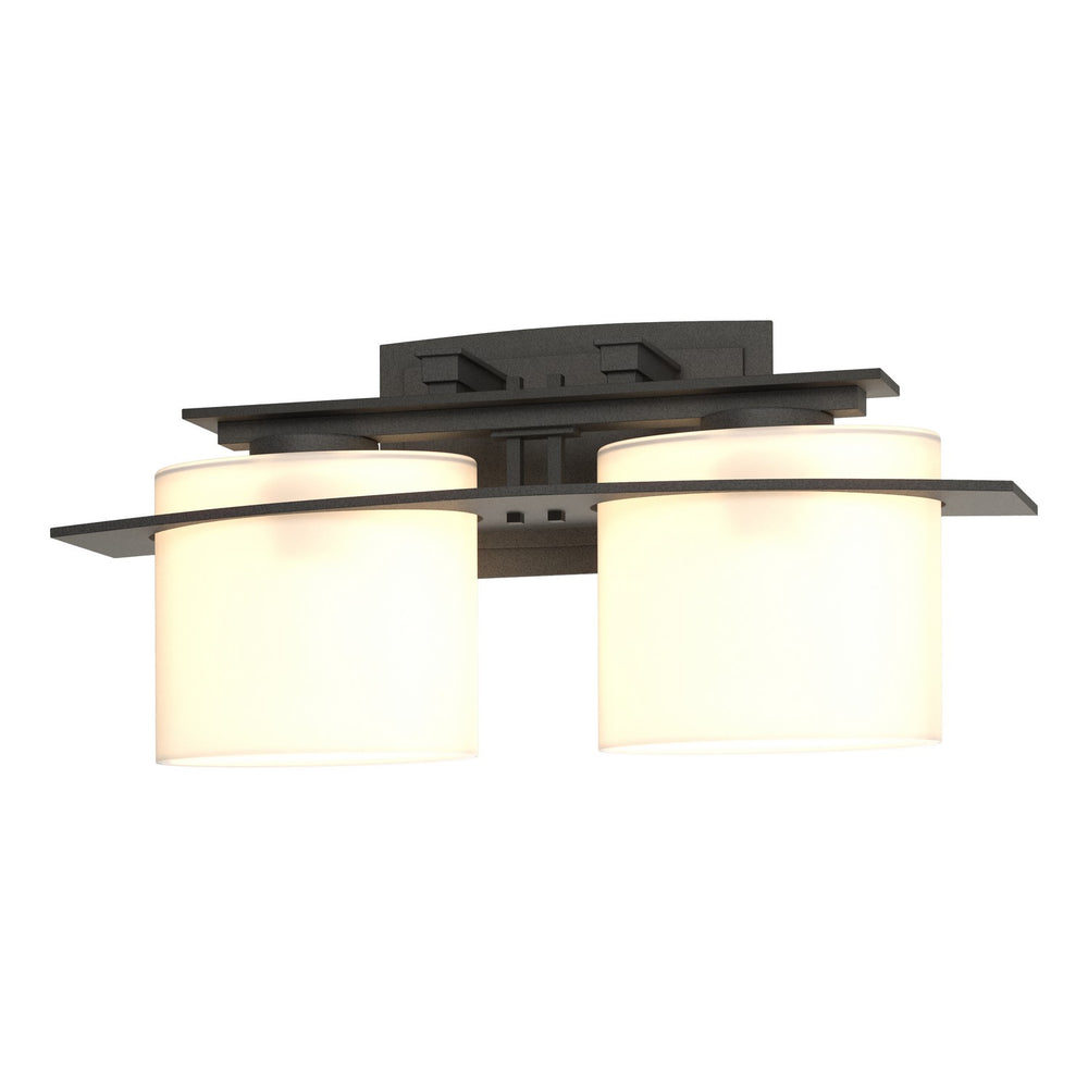 Hubbardton Forge - Two Light Wall Sconce - Ellipse - Natural Iron- Union Lighting Luminaires Decor