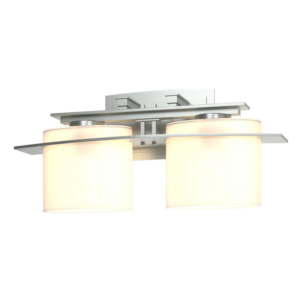 Hubbardton Forge - Two Light Wall Sconce - Ellipse - Vintage Platinum- Union Lighting Luminaires Decor