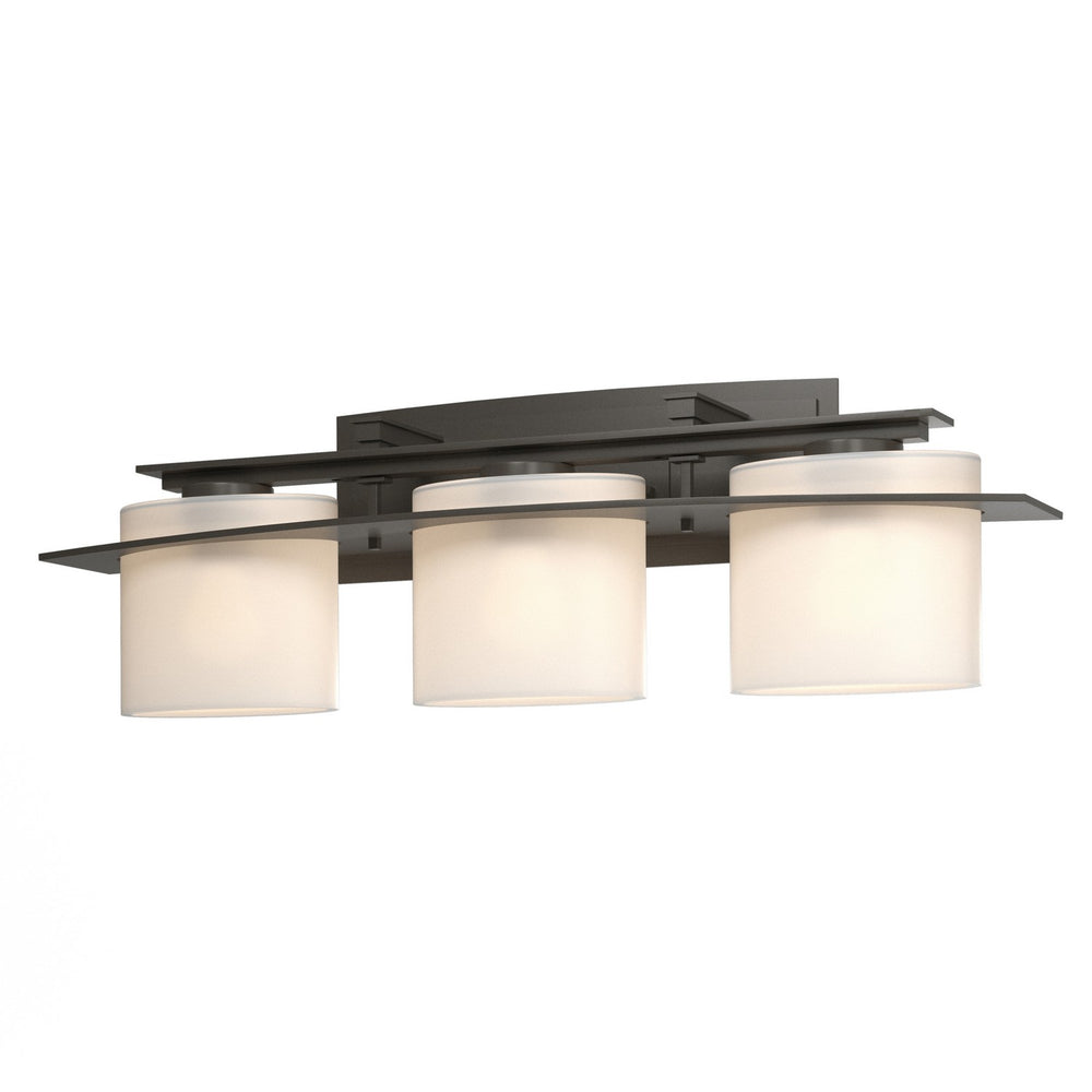 Hubbardton Forge - Three Light Wall Sconce - Ellipse - Dark Smoke- Union Lighting Luminaires Decor