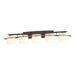 Hubbardton Forge - Five Light Wall Sconce - Ellipse - Bronze- Union Lighting Luminaires Decor