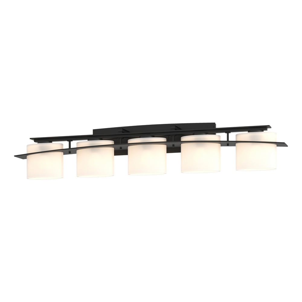 Hubbardton Forge - Five Light Wall Sconce - Ellipse - Black- Union Lighting Luminaires Decor