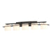 Hubbardton Forge - Five Light Wall Sconce - Ellipse - Oil Rubbed Bronze- Union Lighting Luminaires Decor