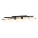 Hubbardton Forge - Five Light Wall Sconce - Ellipse - Natural Iron- Union Lighting Luminaires Decor