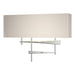 Hubbardton Forge - LED Wall Sconce - Cavaletti - Vintage Platinum- Union Lighting Luminaires Decor