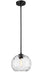 Z-Lite Canada - One Light Pendant - Chloe - Matte Black- Union Lighting Luminaires Decor