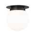 Z-Lite Canada - One Light Flush Mount - Calhoun - Matte Black- Union Lighting Luminaires Decor