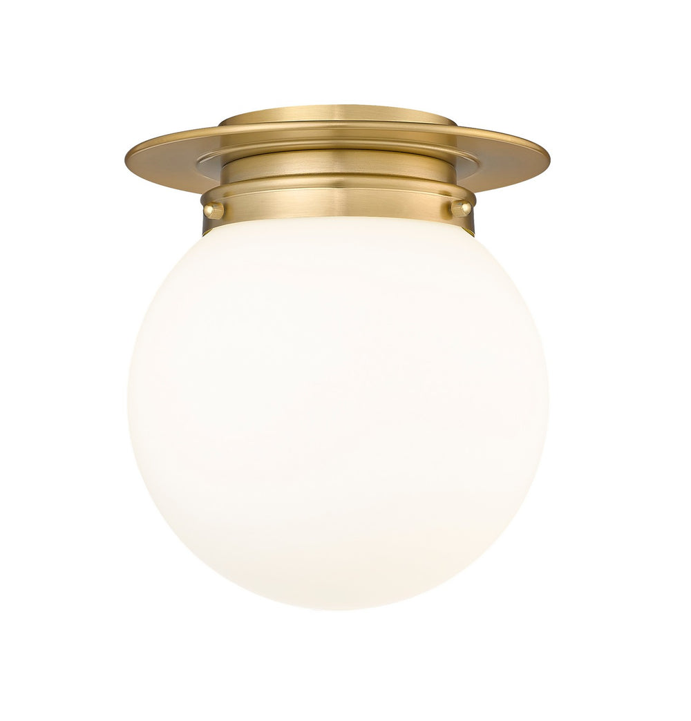 Z-Lite Canada - One Light Flush Mount - Calhoun - Heritage Brass- Union Lighting Luminaires Decor