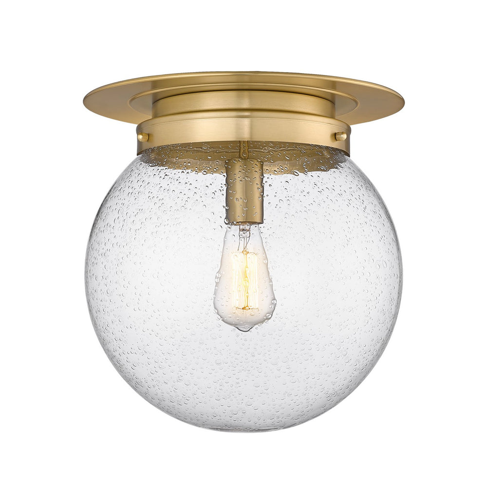 Z-Lite Canada - One Light Flush Mount - Calhoun - Heritage Brass- Union Lighting Luminaires Decor