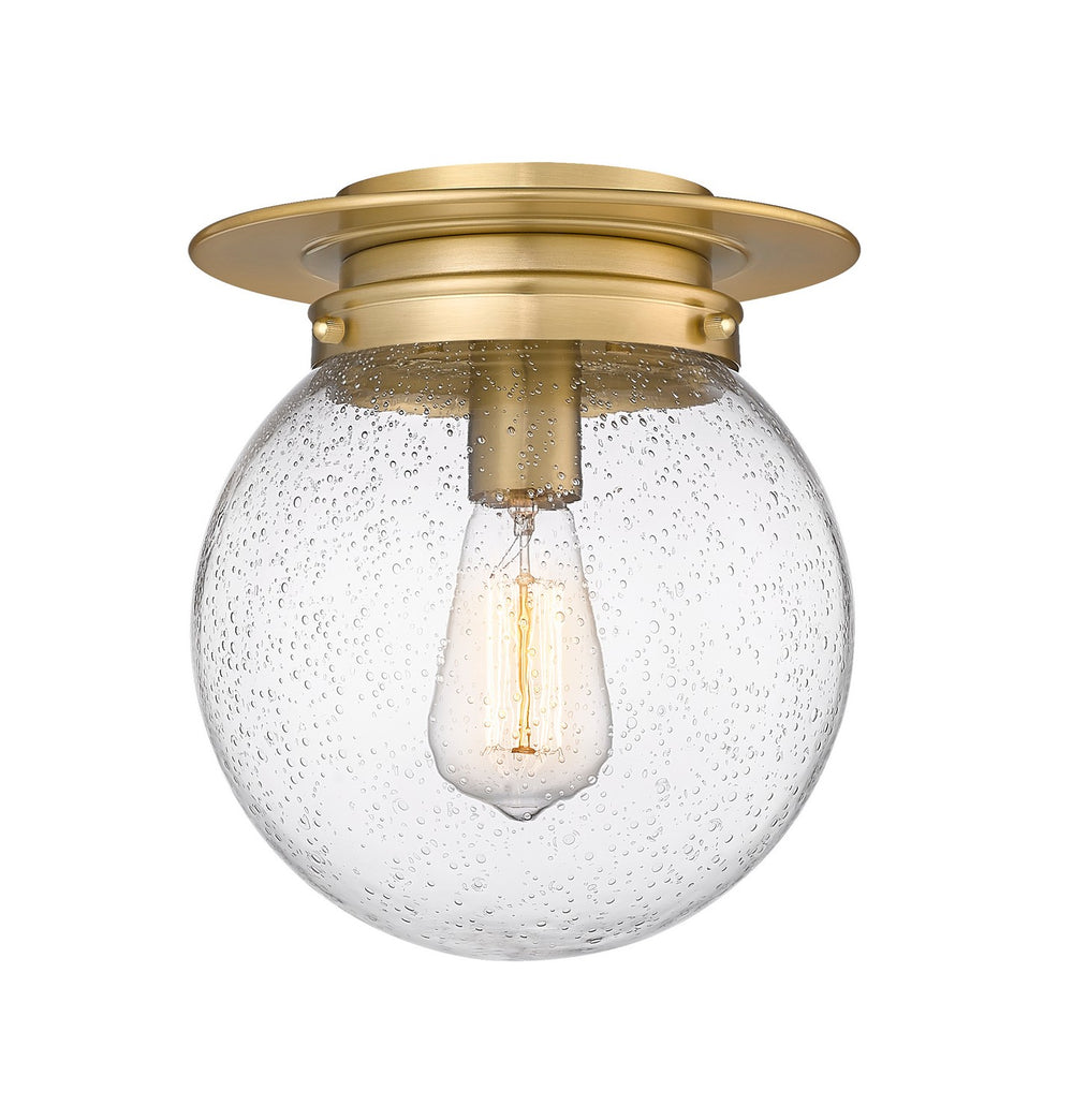 Z-Lite Canada - One Light Flush Mount - Calhoun - Heritage Brass- Union Lighting Luminaires Decor
