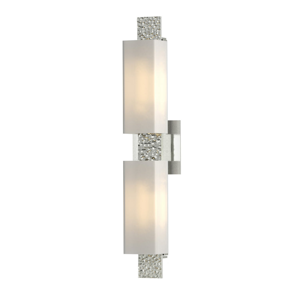 Hubbardton Forge - Two Light Wall Sconce - Oceanus - Sterling- Union Lighting Luminaires Decor