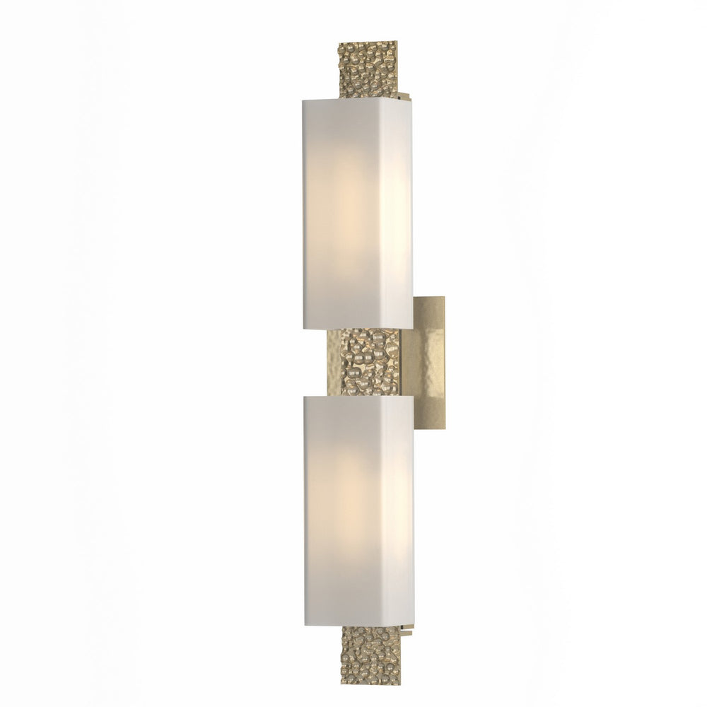 Hubbardton Forge - Two Light Wall Sconce - Oceanus - Modern Brass- Union Lighting Luminaires Decor