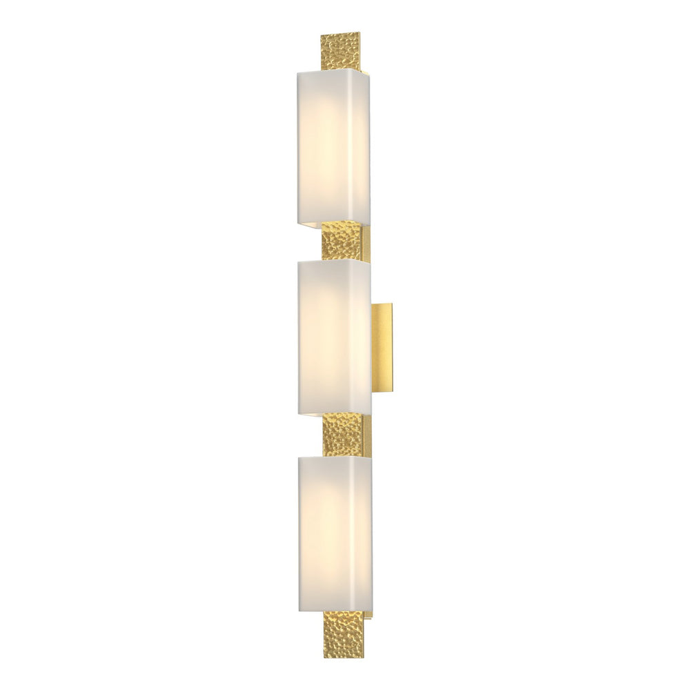 Hubbardton Forge - Three Light Wall Sconce - Oceanus - Modern Brass- Union Lighting Luminaires Decor
