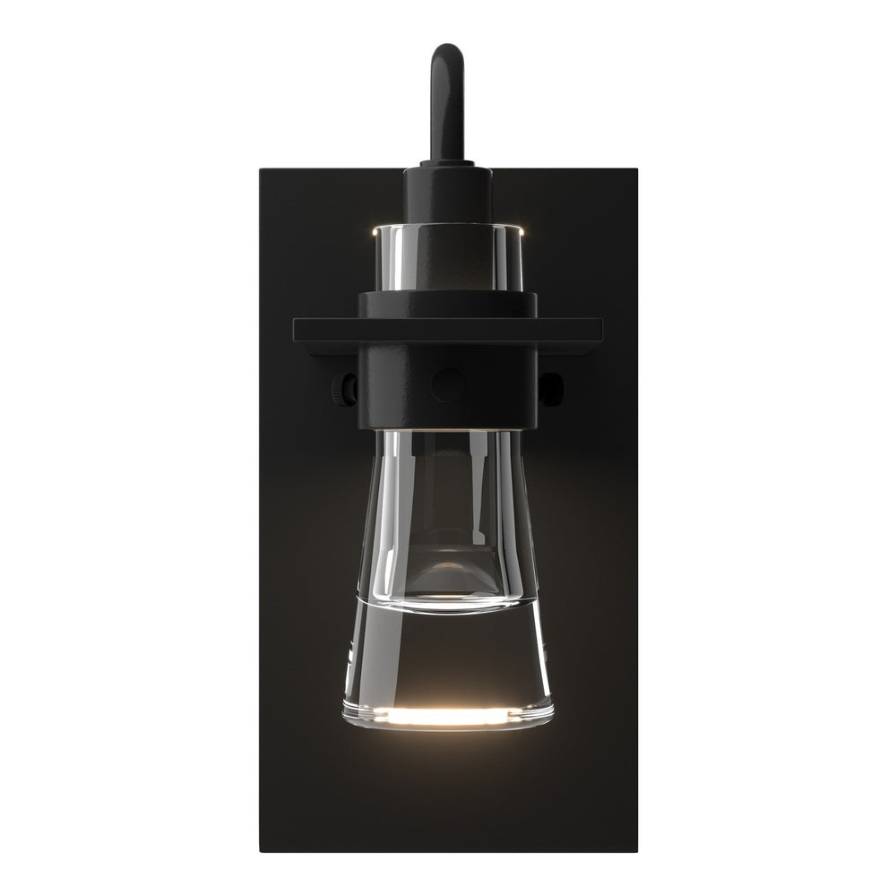 Hubbardton Forge - One Light Wall Sconce - Erlenmeyer - Black- Union Lighting Luminaires Decor