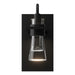 Hubbardton Forge - One Light Wall Sconce - Erlenmeyer - Black- Union Lighting Luminaires Decor