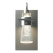 Hubbardton Forge - One Light Wall Sconce - Erlenmeyer - Vintage Platinum- Union Lighting Luminaires Decor