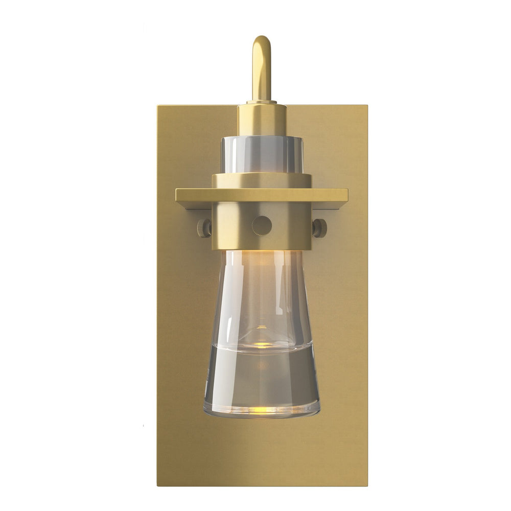 Hubbardton Forge - One Light Wall Sconce - Erlenmeyer - Modern Brass- Union Lighting Luminaires Decor