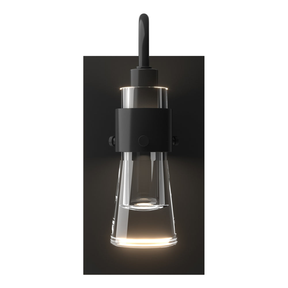 Hubbardton Forge - One Light Wall Sconce - Erlenmeyer - Black- Union Lighting Luminaires Decor
