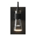 Hubbardton Forge - One Light Wall Sconce - Erlenmeyer - Black- Union Lighting Luminaires Decor