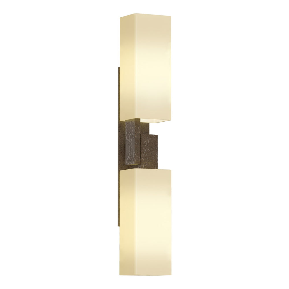 Hubbardton Forge - Two Light Wall Sconce - Ondrian - Bronze- Union Lighting Luminaires Decor