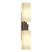 Hubbardton Forge - Two Light Wall Sconce - Ondrian - Bronze- Union Lighting Luminaires Decor