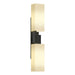 Hubbardton Forge - Two Light Wall Sconce - Ondrian - Black- Union Lighting Luminaires Decor