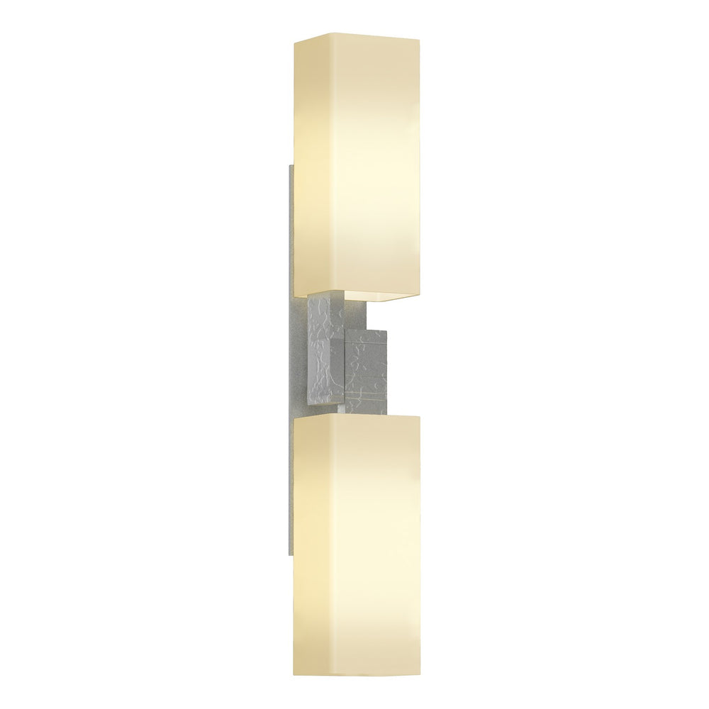 Hubbardton Forge - Two Light Wall Sconce - Ondrian - Vintage Platinum- Union Lighting Luminaires Decor