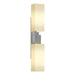 Hubbardton Forge - Two Light Wall Sconce - Ondrian - Vintage Platinum- Union Lighting Luminaires Decor