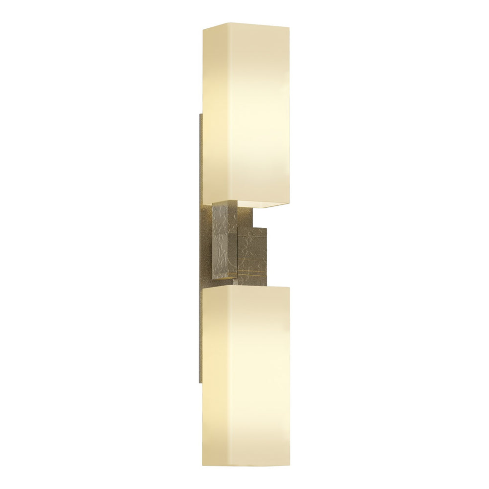 Hubbardton Forge - Two Light Wall Sconce - Ondrian - Soft Gold- Union Lighting Luminaires Decor