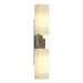 Hubbardton Forge - Two Light Wall Sconce - Ondrian - Soft Gold- Union Lighting Luminaires Decor