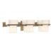 Hubbardton Forge - Three Light Wall Sconce - Kakomi - Soft Gold- Union Lighting Luminaires Decor