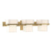Hubbardton Forge - Three Light Wall Sconce - Kakomi - Modern Brass- Union Lighting Luminaires Decor