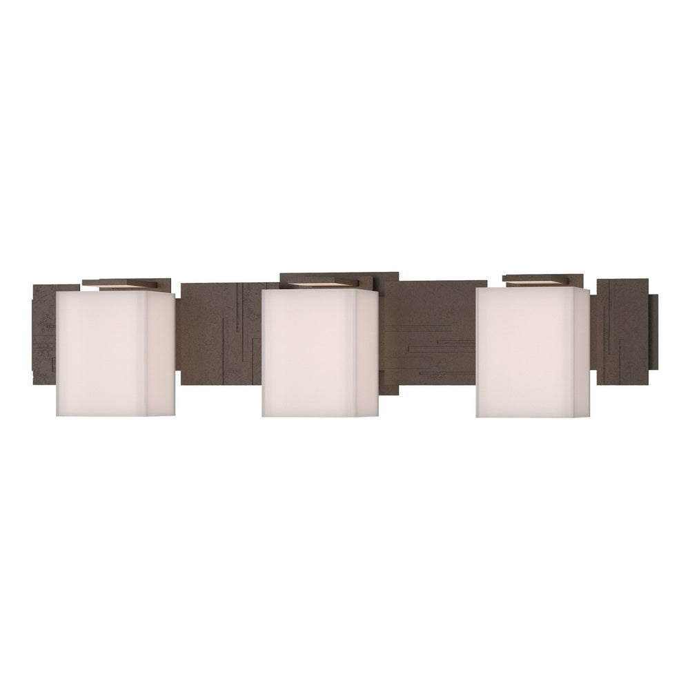 Hubbardton Forge - Three Light Wall Sconce - Impressions - Bronze- Union Lighting Luminaires Decor