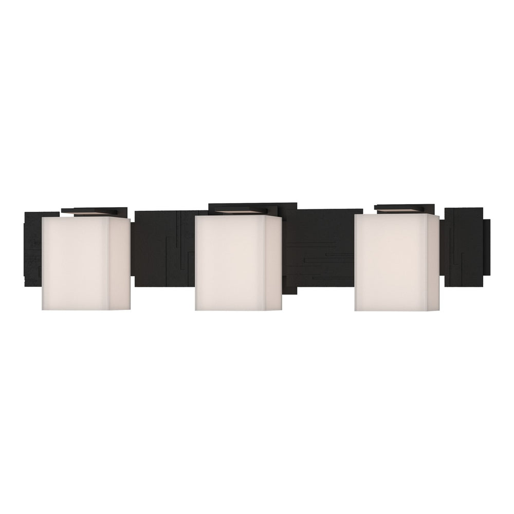Hubbardton Forge - Three Light Wall Sconce - Impressions - Black- Union Lighting Luminaires Decor