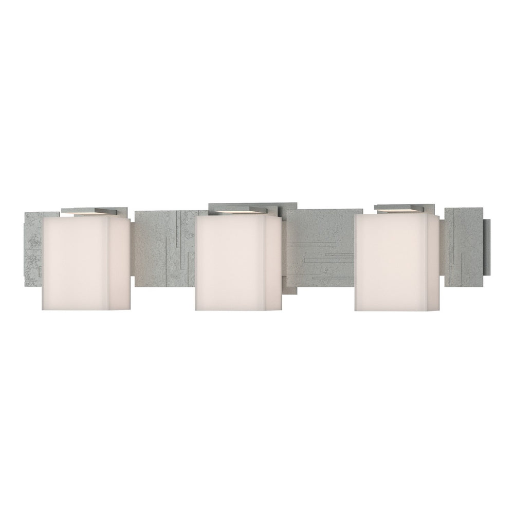 Hubbardton Forge - Three Light Wall Sconce - Impressions - Vintage Platinum- Union Lighting Luminaires Decor