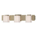 Hubbardton Forge - Three Light Wall Sconce - Impressions - Soft Gold- Union Lighting Luminaires Decor