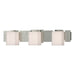 Hubbardton Forge - Three Light Wall Sconce - Impressions - Sterling- Union Lighting Luminaires Decor