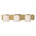 Hubbardton Forge - Three Light Wall Sconce - Impressions - Modern Brass- Union Lighting Luminaires Decor